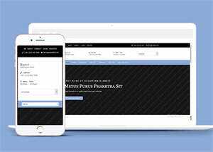 简洁浅蓝色企业CSS3网站模板 发卡网创- 首码创想网创资源