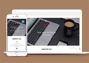 响应式国际金融理财类网站模板 发卡网创- 首码创想网创资源