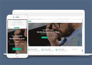 简洁商务印刷广告设计网站模板 发卡网创- 首码创想网创资源