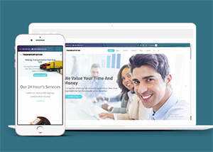 宽屏国际货运公司网站模板下载 发卡网创- 首码创想网创资源