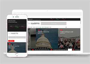 宽屏国际时政要闻网站模板下载 发卡网创- 首码创想网创资源