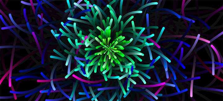 html5 canvas彩色海葵生长背景动画特效 发卡网创- 首码创想网创资源