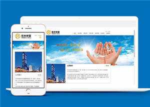 大气财富管理企业网站模板源码下载 发卡网创- 首码创想网创资源