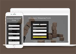 宽屏纸箱预订表单HTML模板下载 发卡网创- 首码创想网创资源