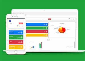 管理面板扁平响应式Web模板下载 发卡网创- 首码创想网创资源