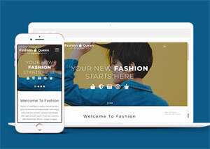 宽屏创意时尚服装网站模板下载 发卡网创- 首码创想网创资源