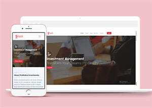 简洁投资管理公司网站模板下载 发卡网创- 首码创想网创资源