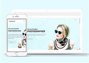 时尚女装展示HTML5网页模板下载 发卡网创- 首码创想网创资源