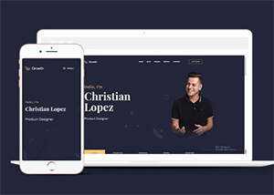 个人摄影师博客网页模板下载 发卡网创- 首码创想网创资源