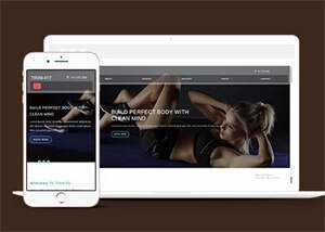 健身房加盟类企业网站模板下载 发卡网创- 首码创想网创资源