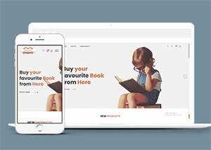 儿童书籍网上商店HTML5模板下载 发卡网创- 首码创想网创资源