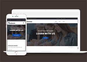 宽屏在线课程学习网站模板下载 发卡网创- 首码创想网创资源