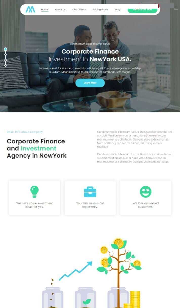 HTML5融资开发机构网站模板 发卡网创- 首码创想网创资源