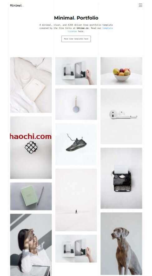 设计服务公司作品宣传网站HTML模板 发卡网创- 首码创想网创资源