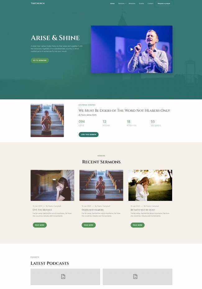 HTML5祈祷祷告线上网站模板 发卡网创- 首码创想网创资源