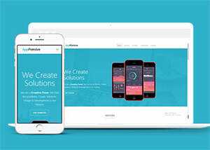 简洁通用手机app介绍展示网页模板 发卡网创- 首码创想网创资源