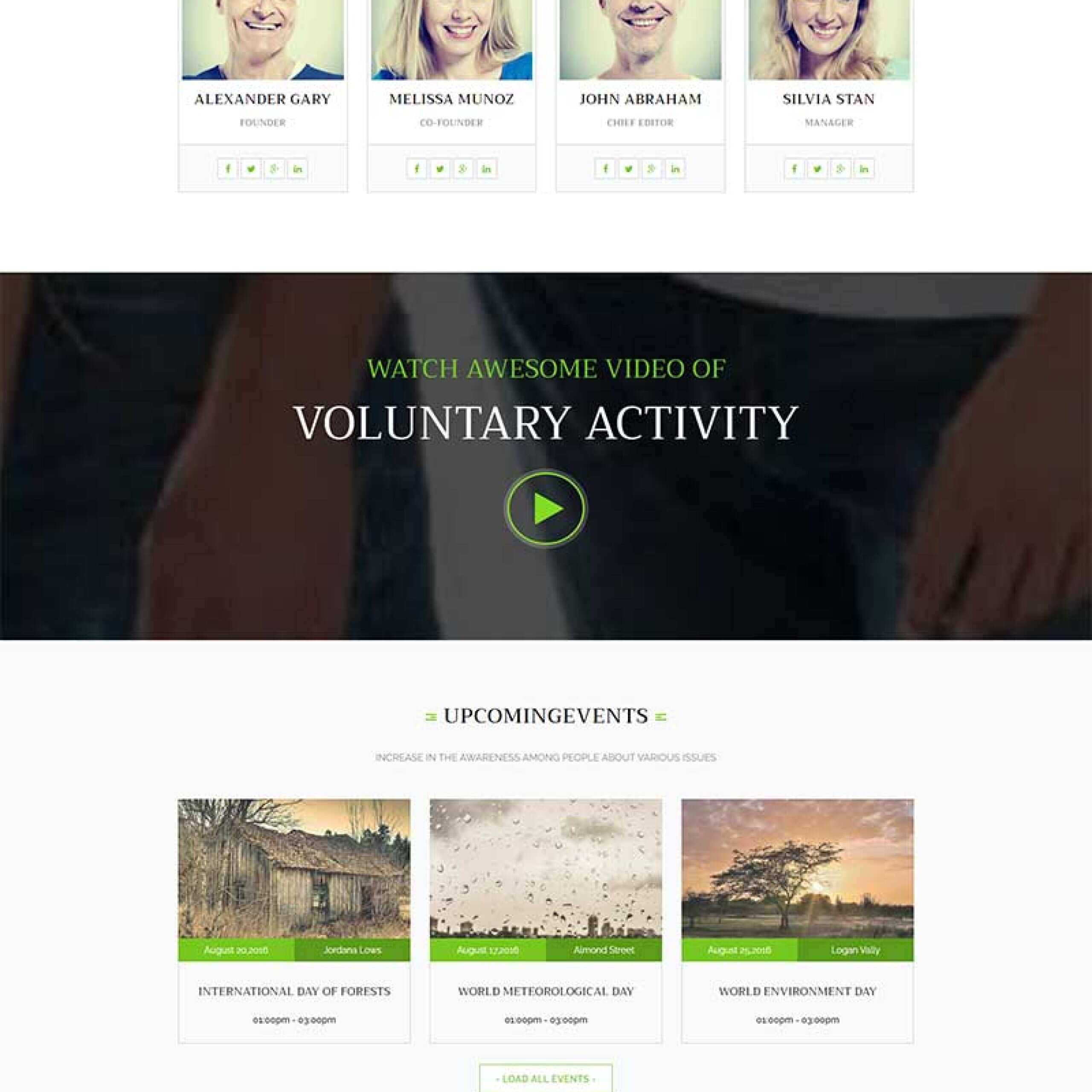 绿色环保公益网站html模板 发卡网创- 首码创想网创资源