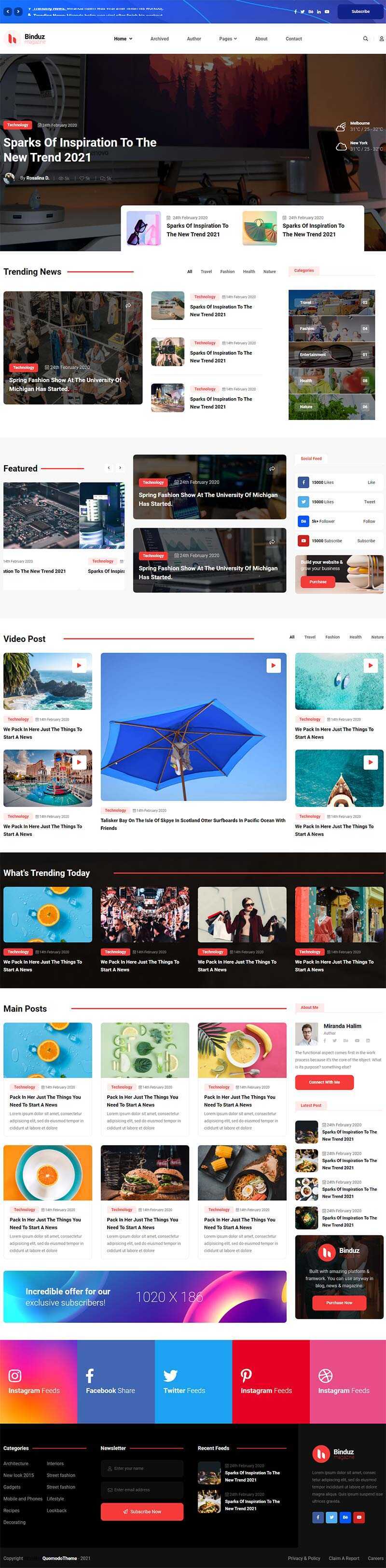 多用途响应式的行业资讯博客网页html模板 发卡网创- 首码创想网创资源