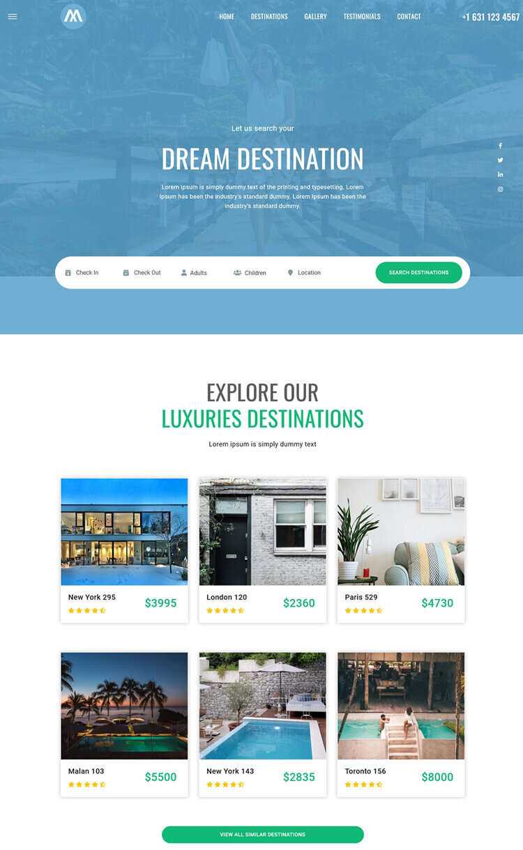 环球旅行酒店预定网站html5模板 发卡网创- 首码创想网创资源