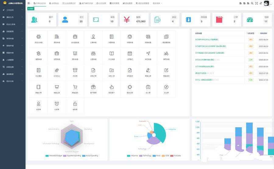 开源OA协同办公系统，集成Flowable流程引擎 可拖拽创建个性表单 发卡网创- 首码创想网创资源