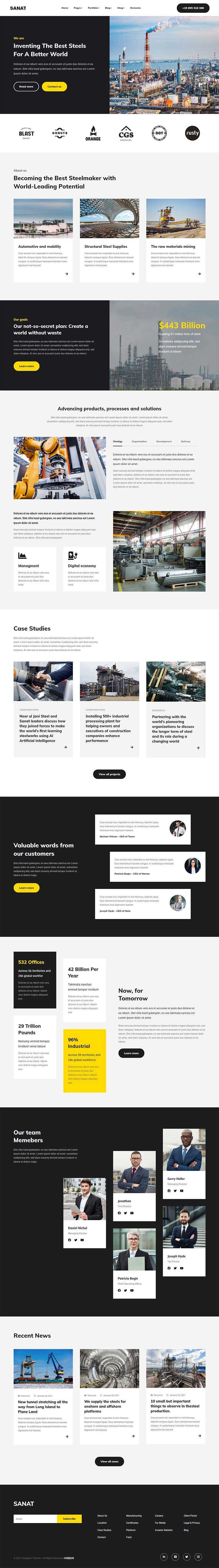 bootstrap重工业集团企业官网html5模板 发卡网创- 首码创想网创资源