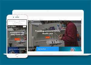 宽屏牙科诊所医疗网站模板下载 发卡网创- 首码创想网创资源