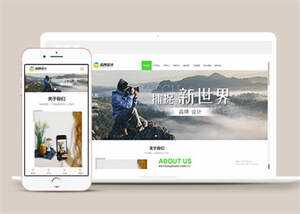 宽屏广告品牌设计类网站模板源码 发卡网创- 首码创想网创资源