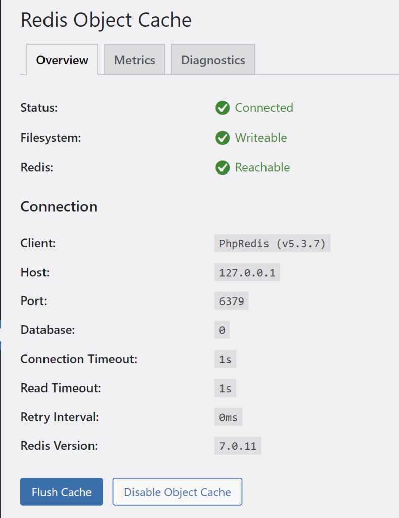 图片[4] 发卡网创- 首码创想wordpress加速缓存插件Redis Object CacheV2.4.4 发卡网创- 首码创想网创资源