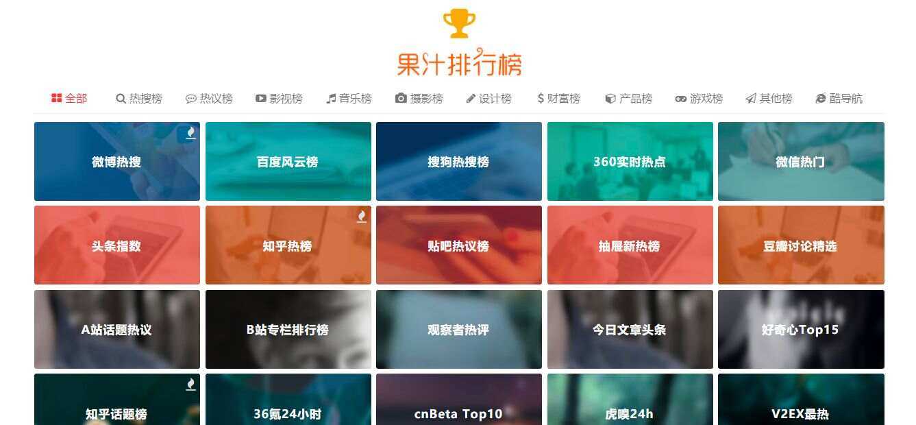 精美网址导航及热点热搜影视排行榜源码 发卡网创- 首码创想网创资源