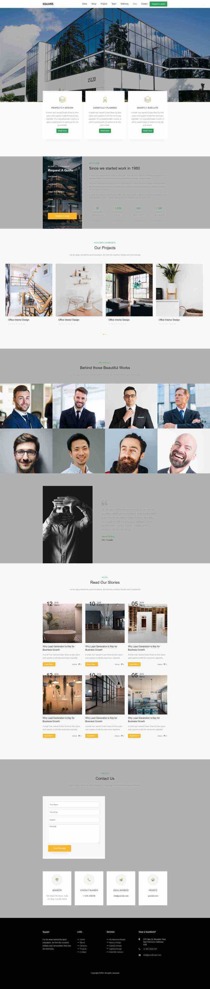 响应式室内装修设计网站html模板 发卡网创- 首码创想网创资源