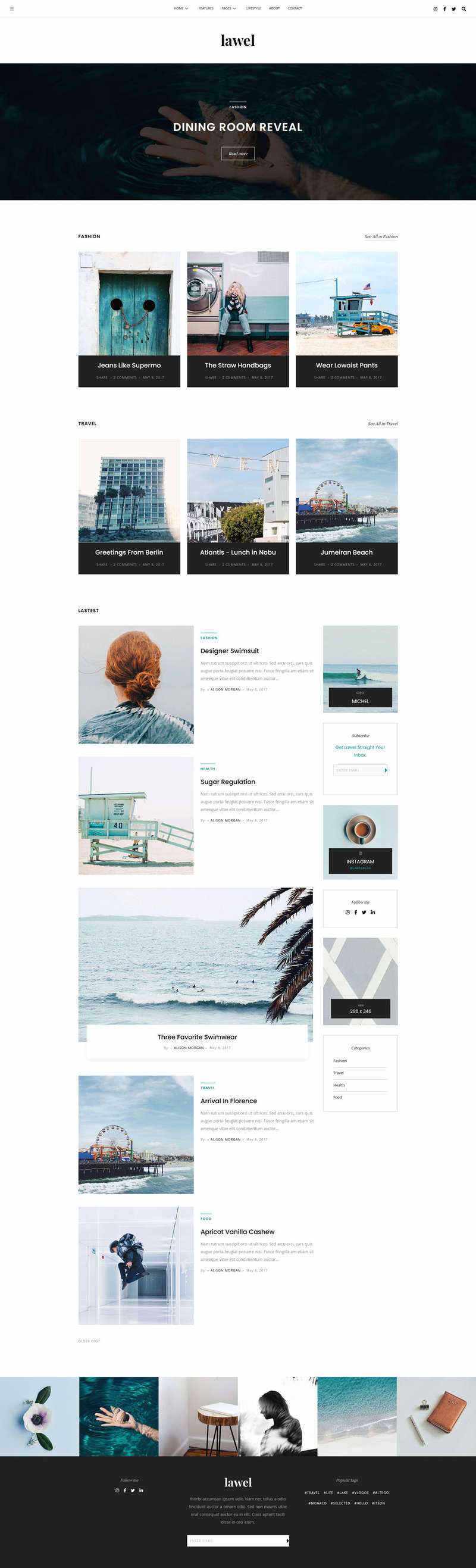BootStrap5旅游图文相册博客HTML模板 发卡网创- 首码创想网创资源