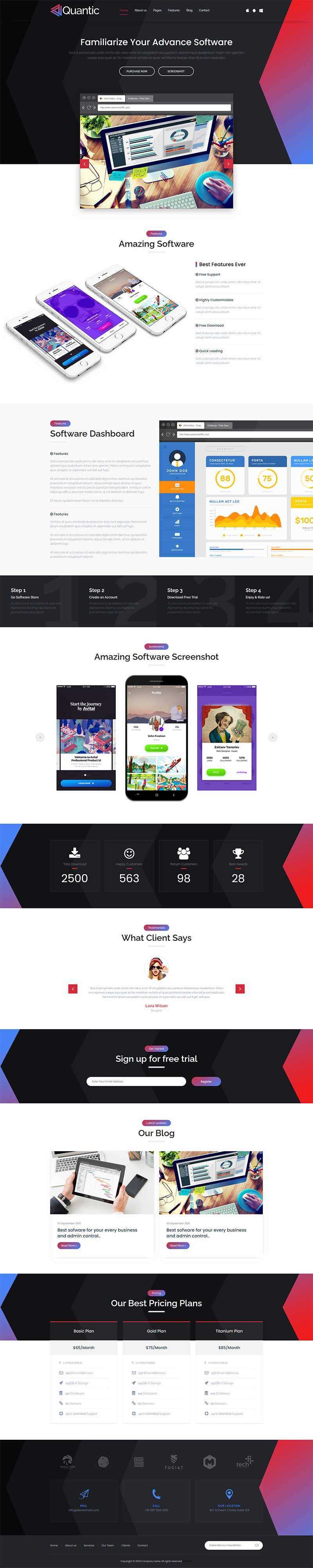 软件开发设计服务公司网站html模板 发卡网创- 首码创想网创资源