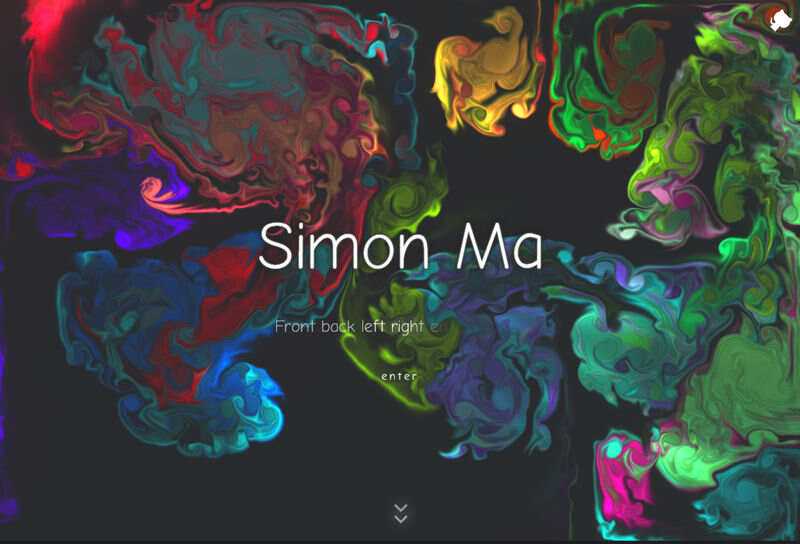 炫彩流光下拉翻页引导页html模板 发卡网创- 首码创想网创资源