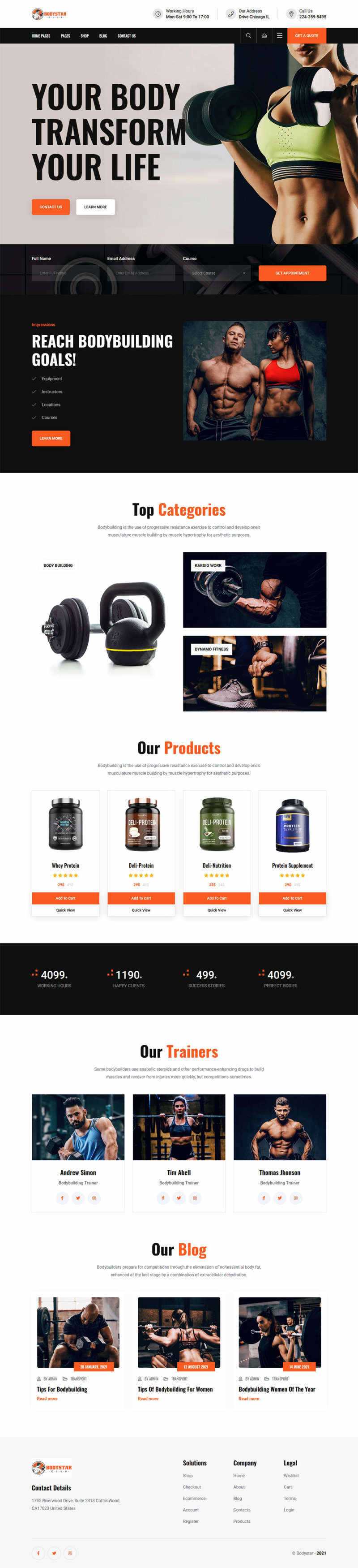 bootstrap响应式健身房设备公司官网html模板 发卡网创- 首码创想网创资源