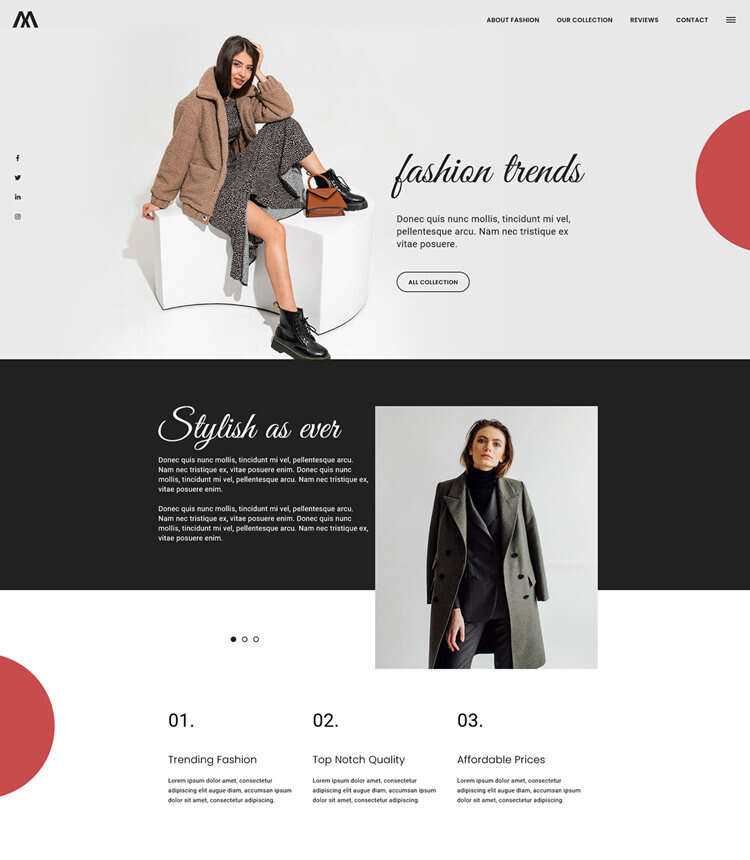 欧美时尚服饰网站html5模板 发卡网创- 首码创想网创资源