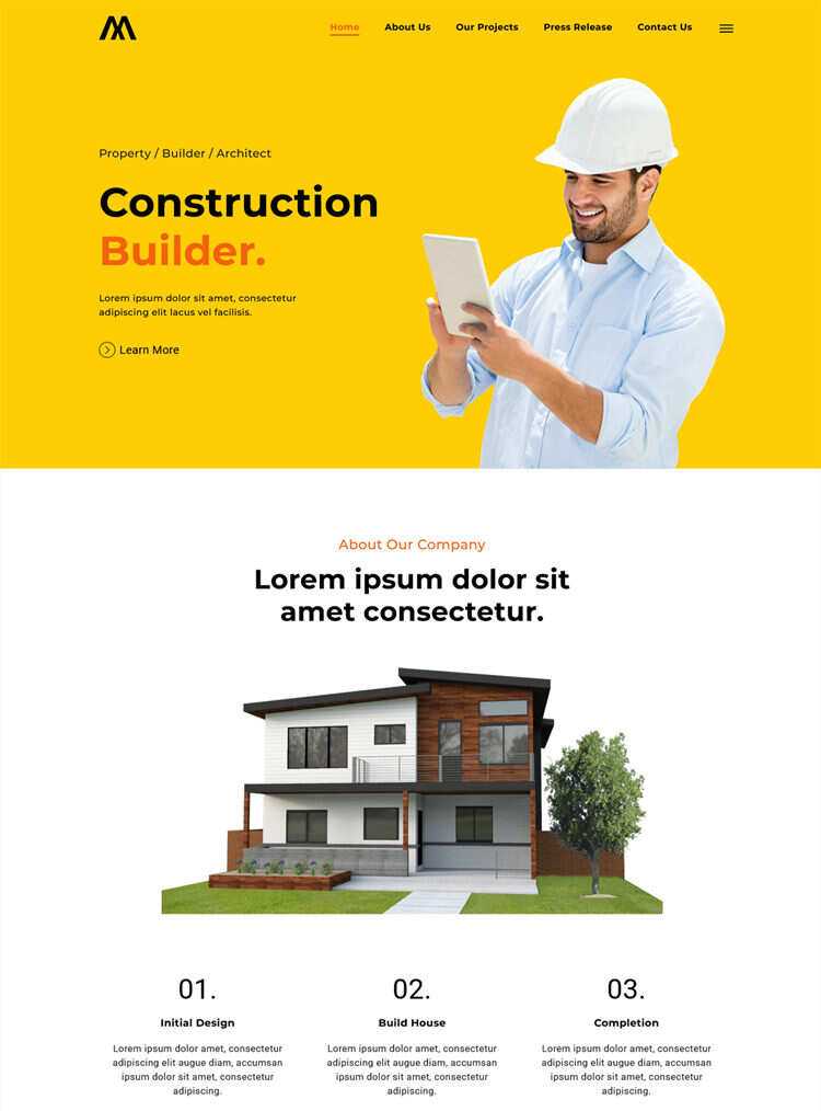 房地产建筑开发商网站html5模板 发卡网创- 首码创想网创资源