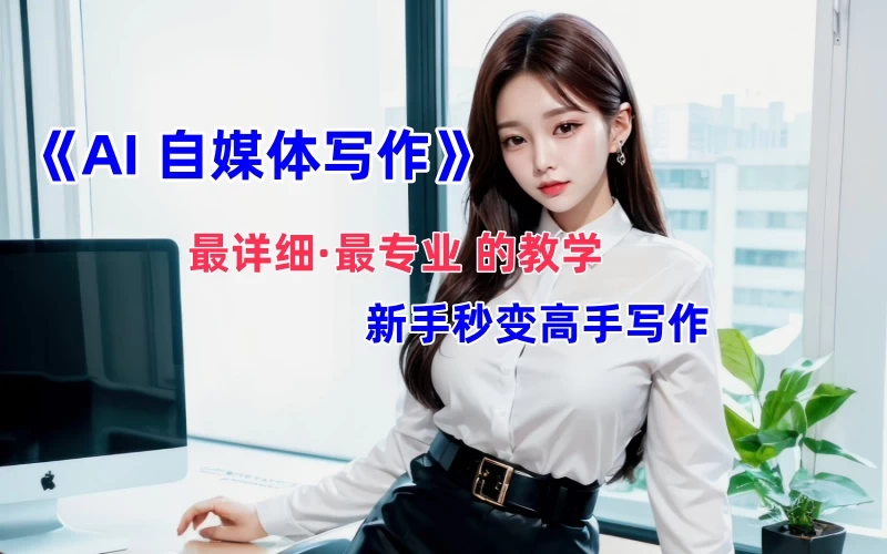 全网最全最细最专业的“AI自媒体写作”教学，新手小白秒变写作高手！ 发卡网创- 首码创想网创资源