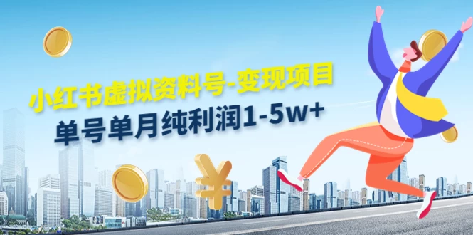 虚拟资料号变现项目，单月单号纯利润1W+，实操玩法分享 发卡网创- 首码创想网创资源