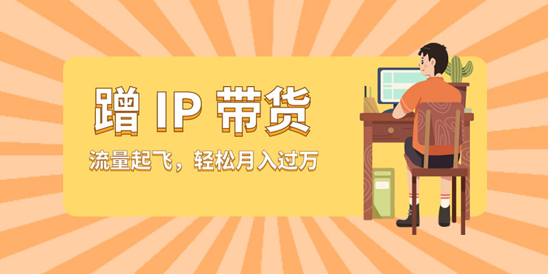 蹭 IP 带货：流量起飞，轻松月入过万 发卡网创- 首码创想网创资源