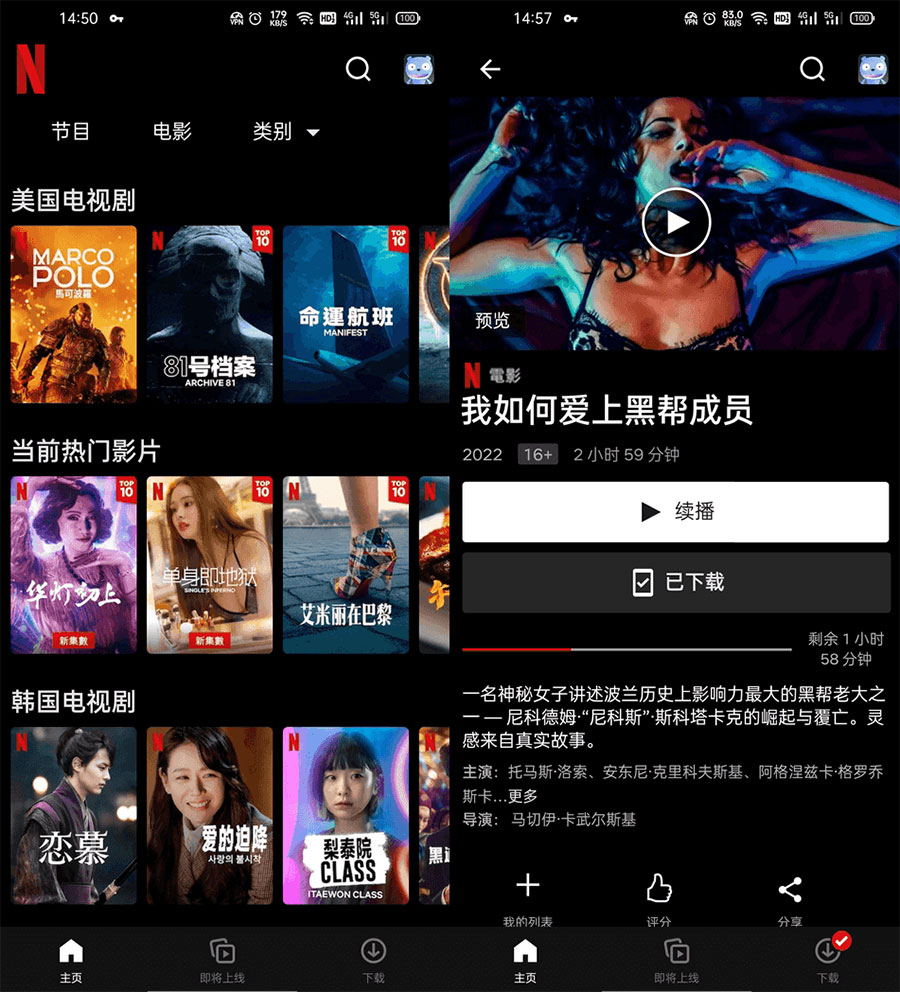 安卓 Netflix v8.20.0 正式版 /  v8.13.0 解锁订阅版 发卡网创- 首码创想网创资源