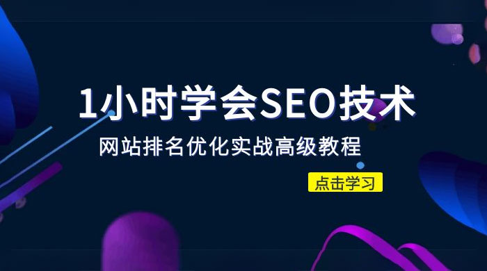1 小时学会 SEO 技术：网站排名优化实战高级教程，秒杀市面 95% 收费几千的 SEO 教程 发卡网创- 首码创想网创资源