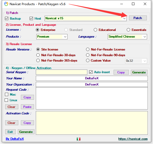 数据库管理 Navicat Premium 15.x 破解版激活步骤教程 发卡网创- 首码创想网创资源