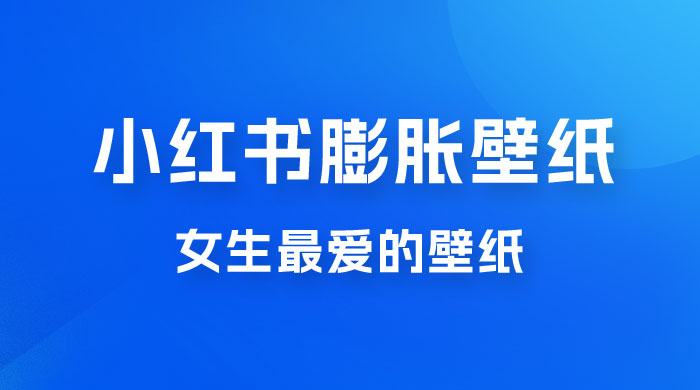 小红书膨胀壁纸项目玩法，女生最爱的壁纸，0 门槛新手也可操作日入 300+ 发卡网创- 首码创想网创资源